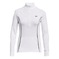 CW Half-Zip Long sleeve Women - white,
