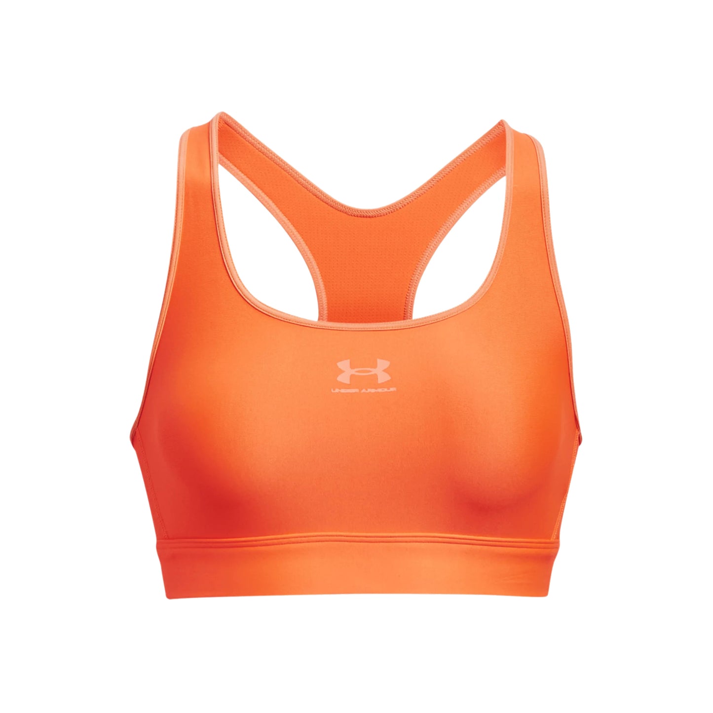 Under Armour Heatgear Mid Padless Sports bras Women - orange,