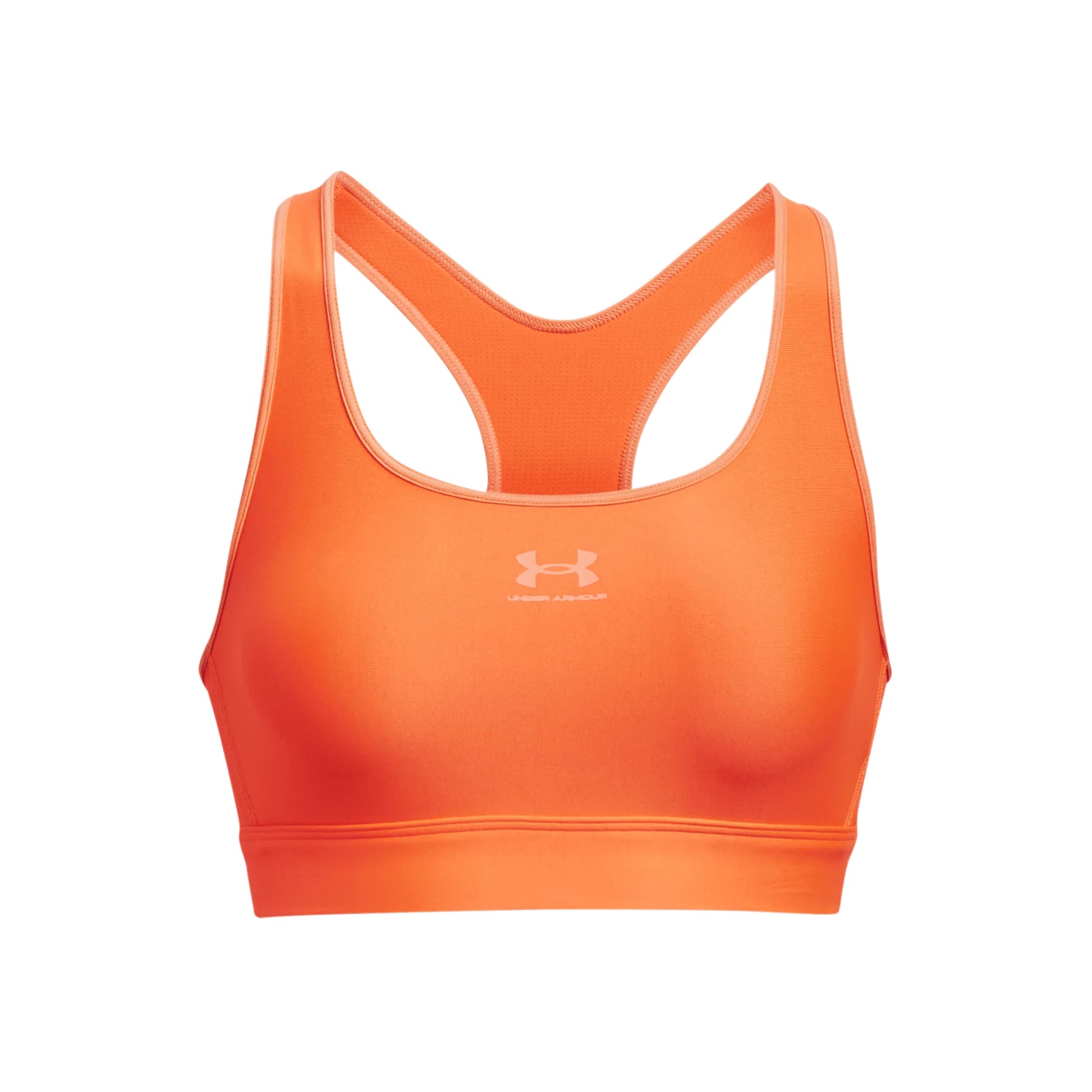 Under Armour Heatgear Mid Padless Sports bras Women - orange,
