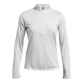 Tech Half-Zip Twist Long Sleeve Women-Grey
