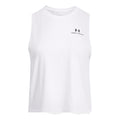 Vanish Energy Crop Tank top Women - white,