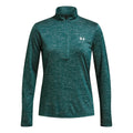 Tech 1/2 Zip-Twist Long sleeve Women - petrol,