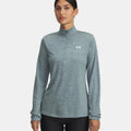 Tech 1/2 Zip-Twist Long sleeve Women-white