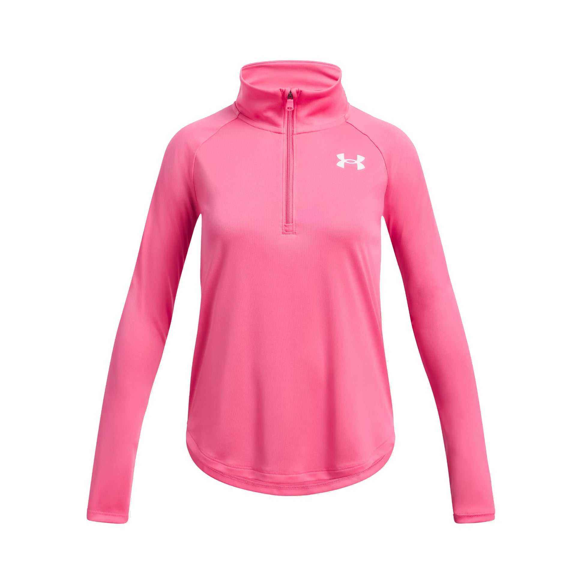 Under Armour Tech Graphic Half-Zip Long Sleeve Girls-Pink