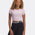 Rival Rib T-Shirt Women-Pink