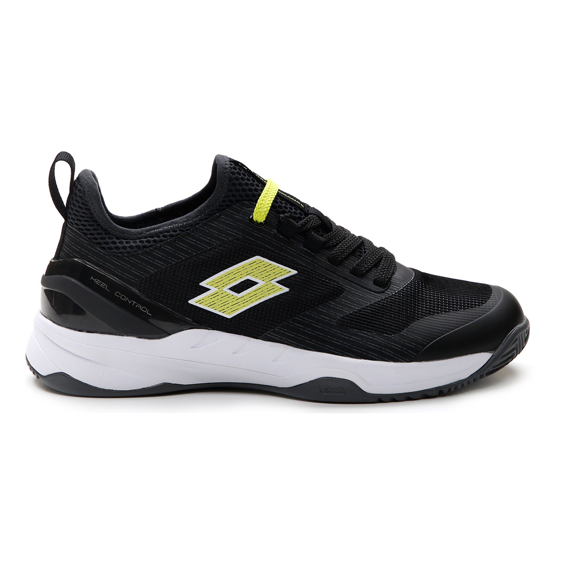 Lotto Mirage 200 Clay Court Shoe Men-Black,Lime