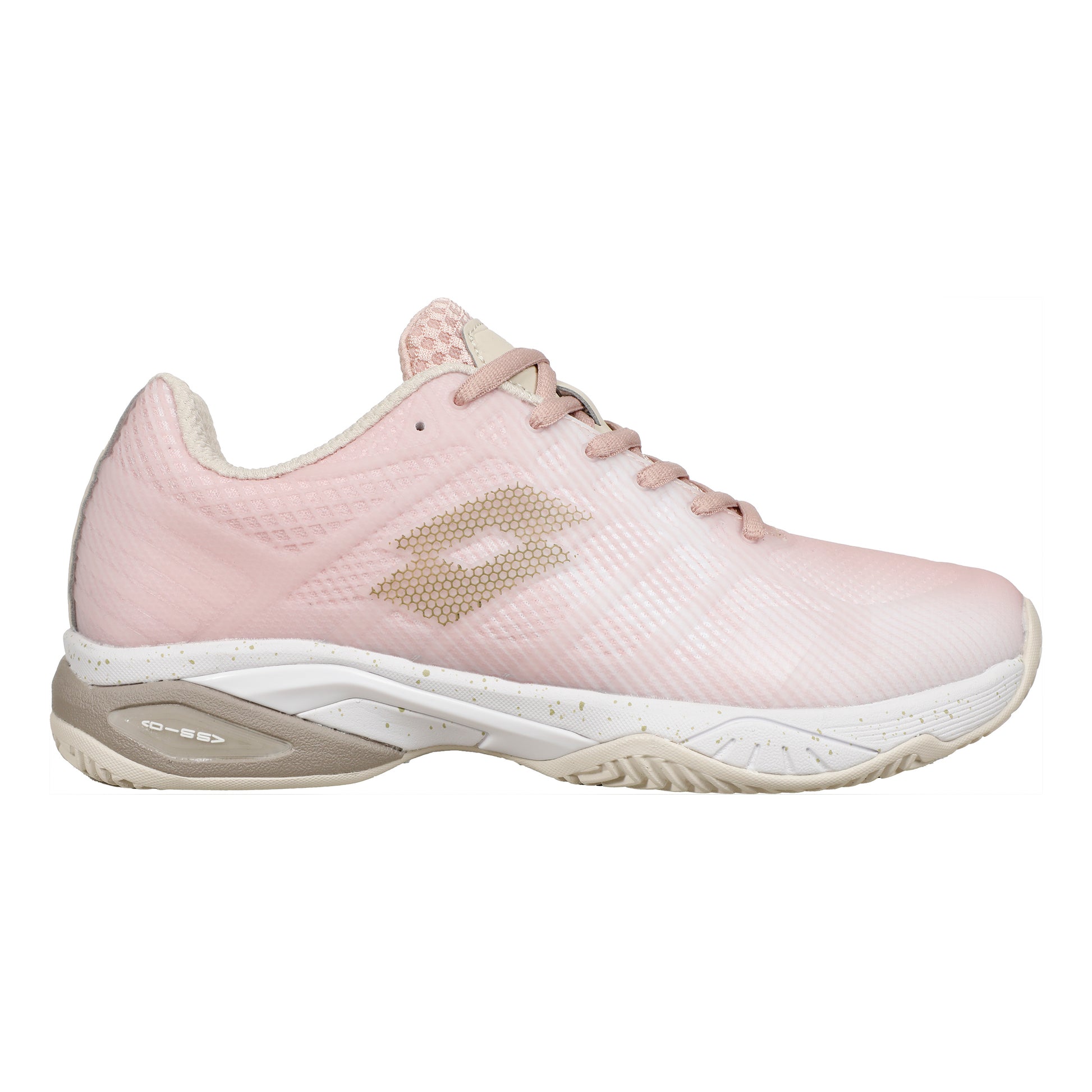 Lotto Mirage 300 III Clay Court Shoe Women-White,Apricot