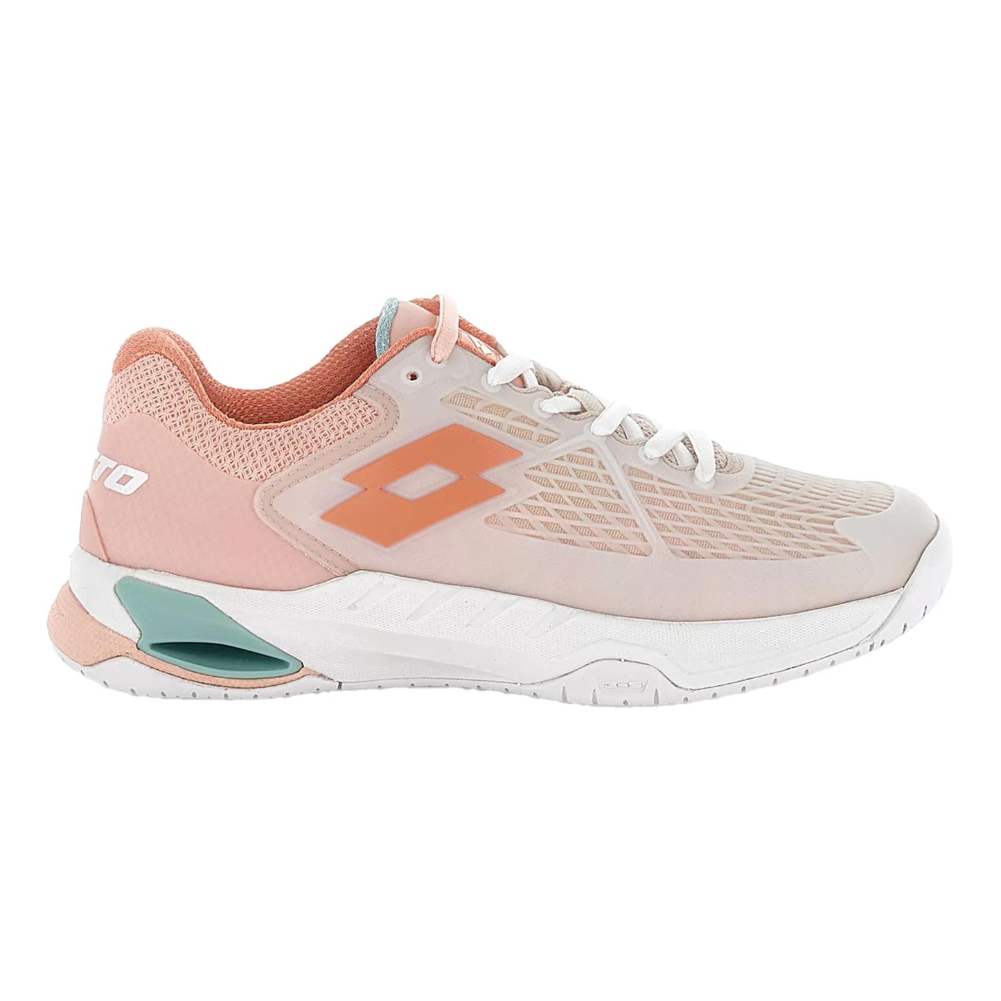 Lotto Mirage 100 II SPD All court shoe Women-white, coral