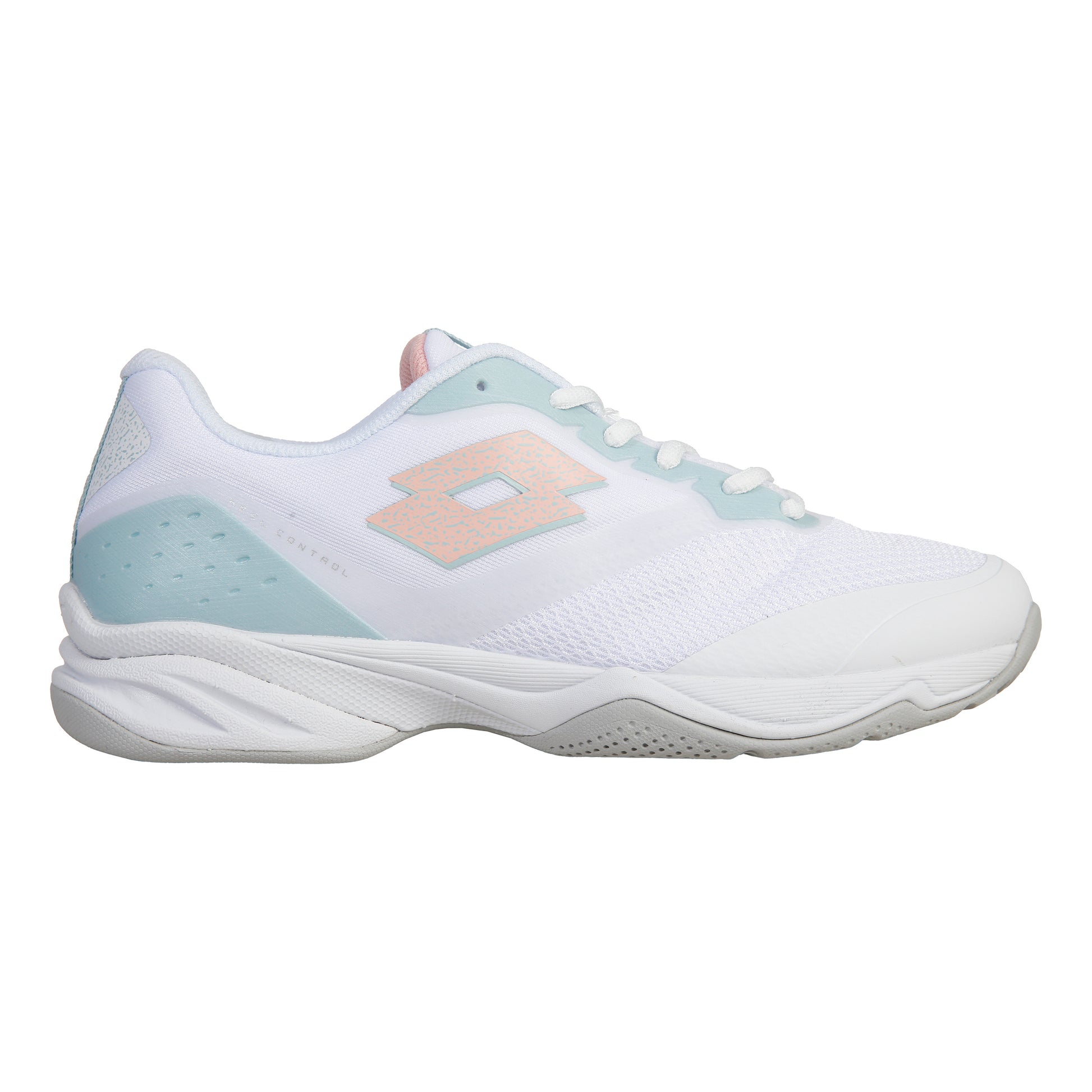 Lotto Mirage 400 Alr All court shoe Women - white, mint