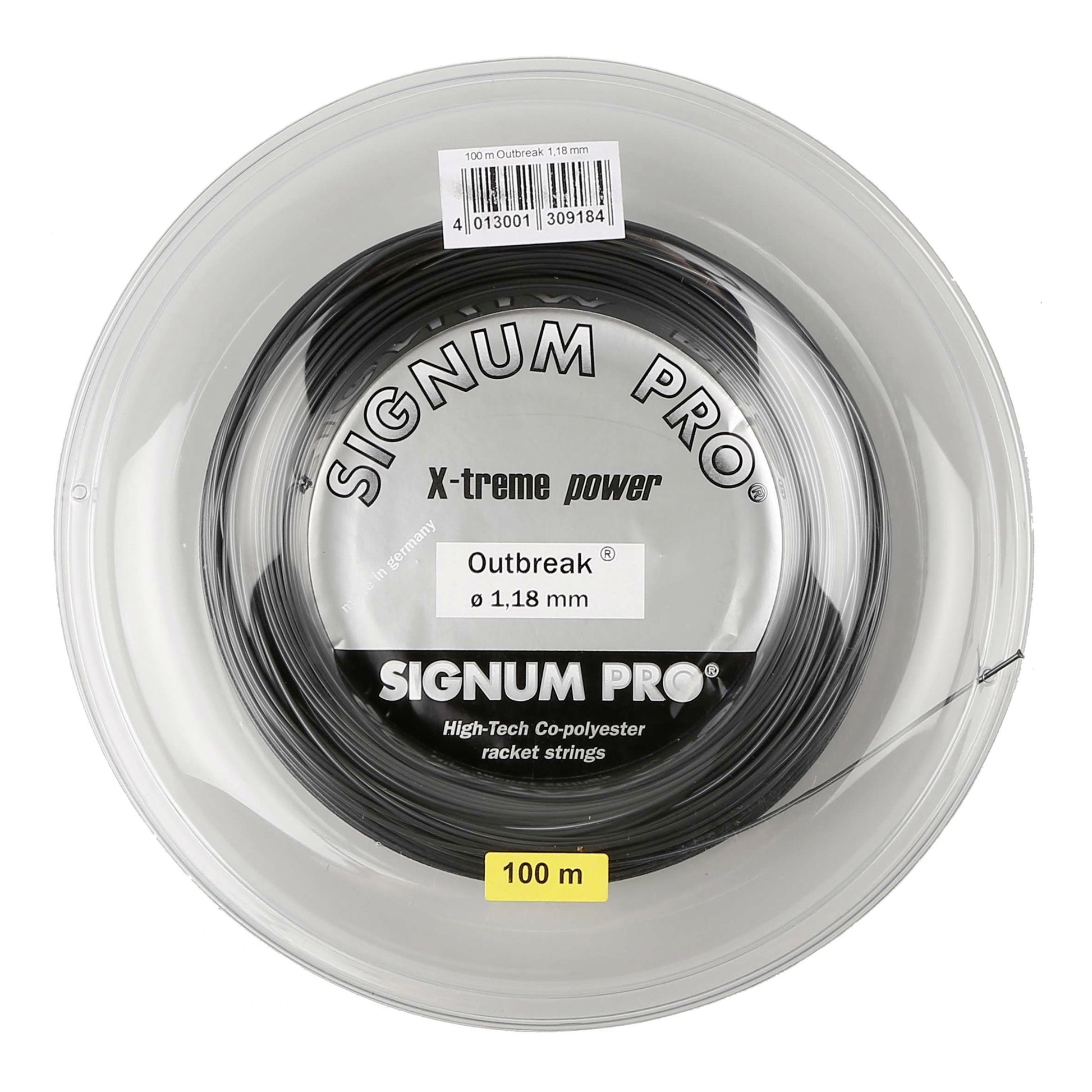 Signum Pro Outbreak String Reel 100m-Anthracite