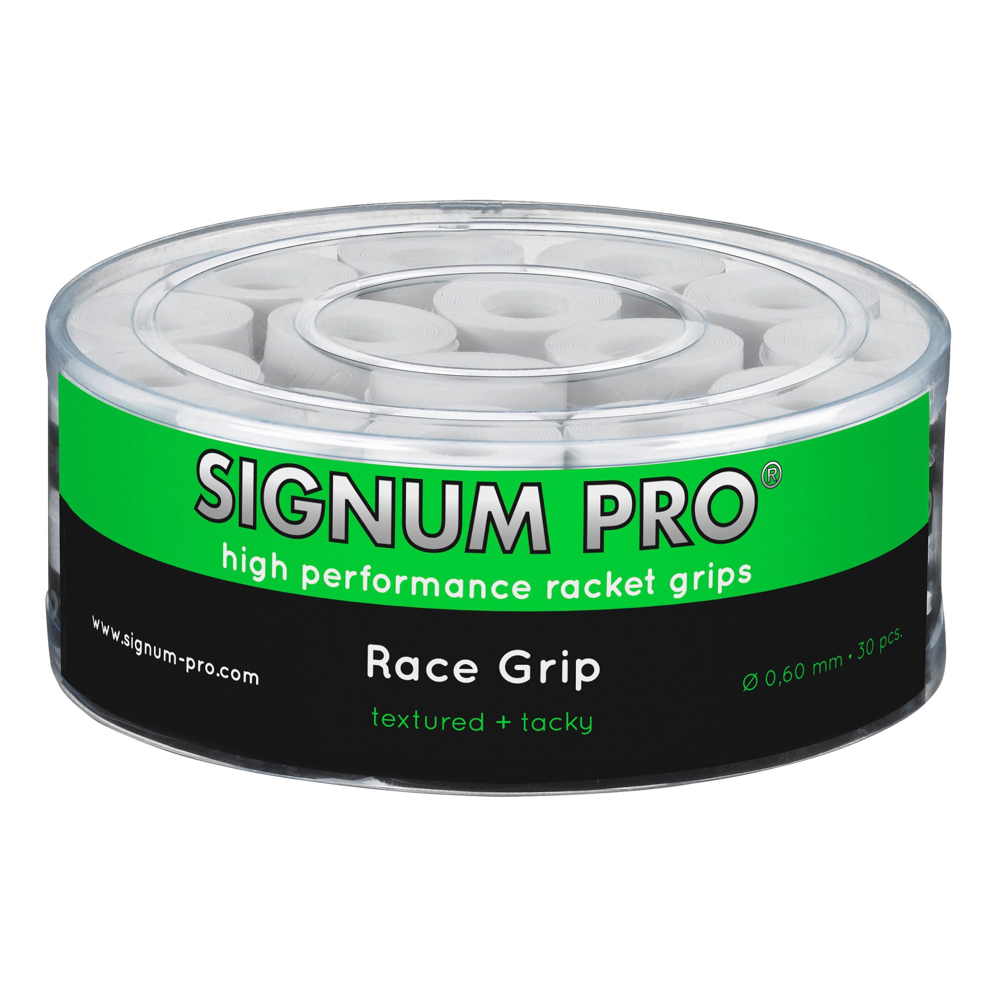 Signum Pro Race Grip 30 Pack-White