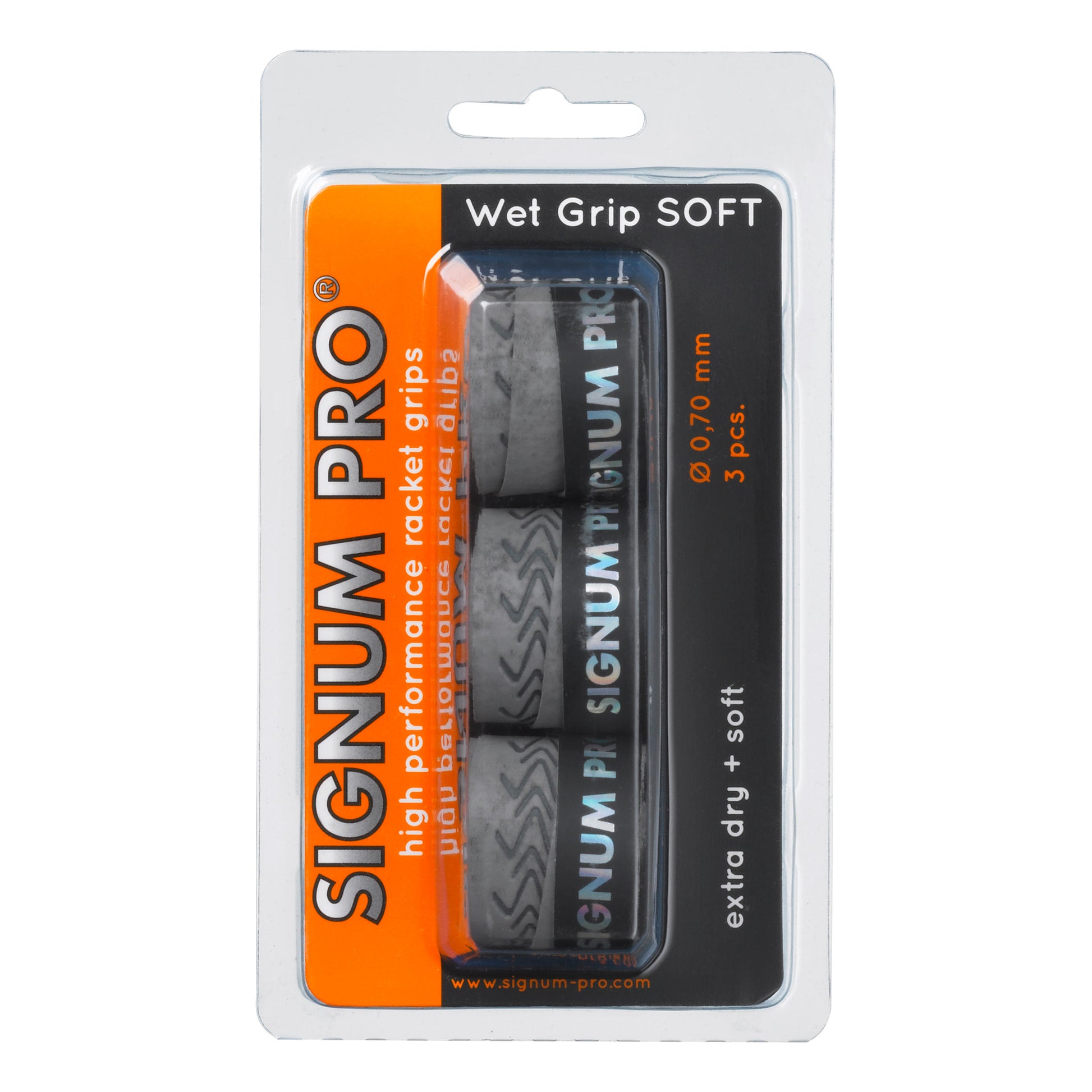 Signum Pro Wet Grip SOFT 3 Pack - grey