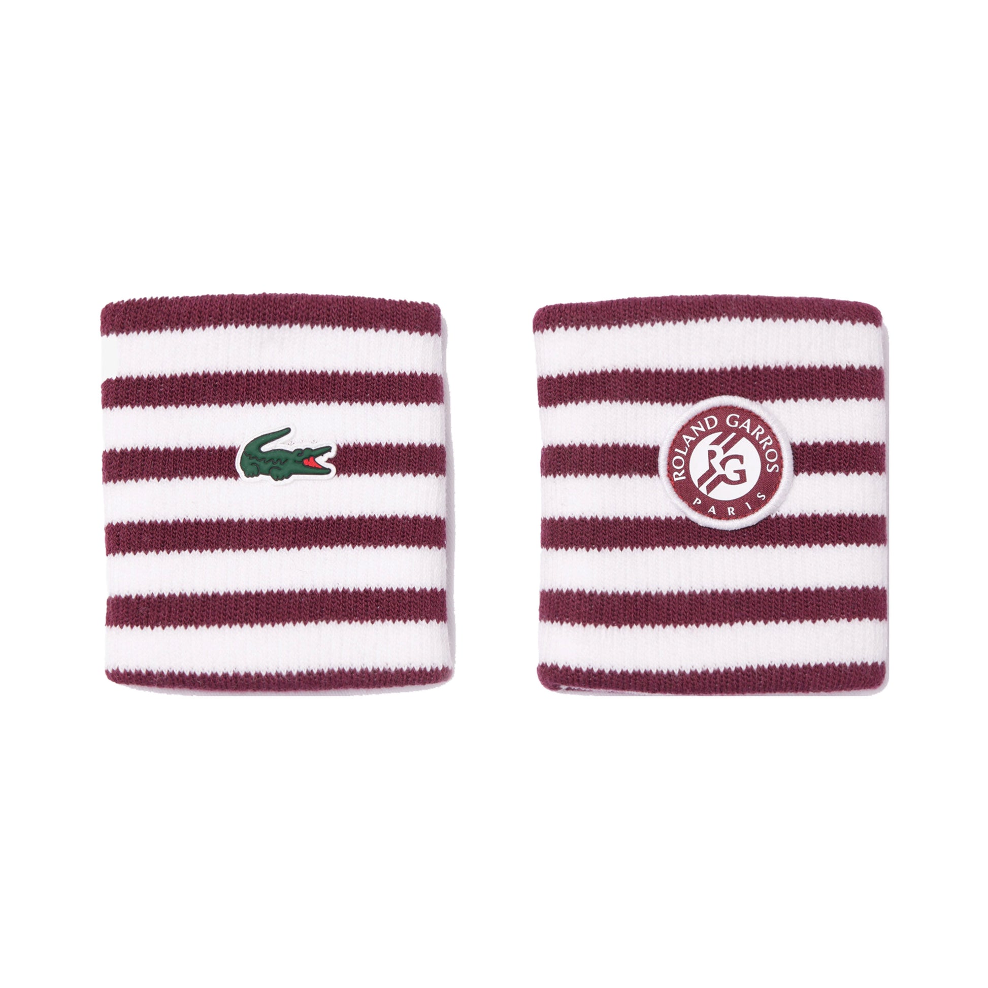 Lacoste Wristband Men-dark red,white