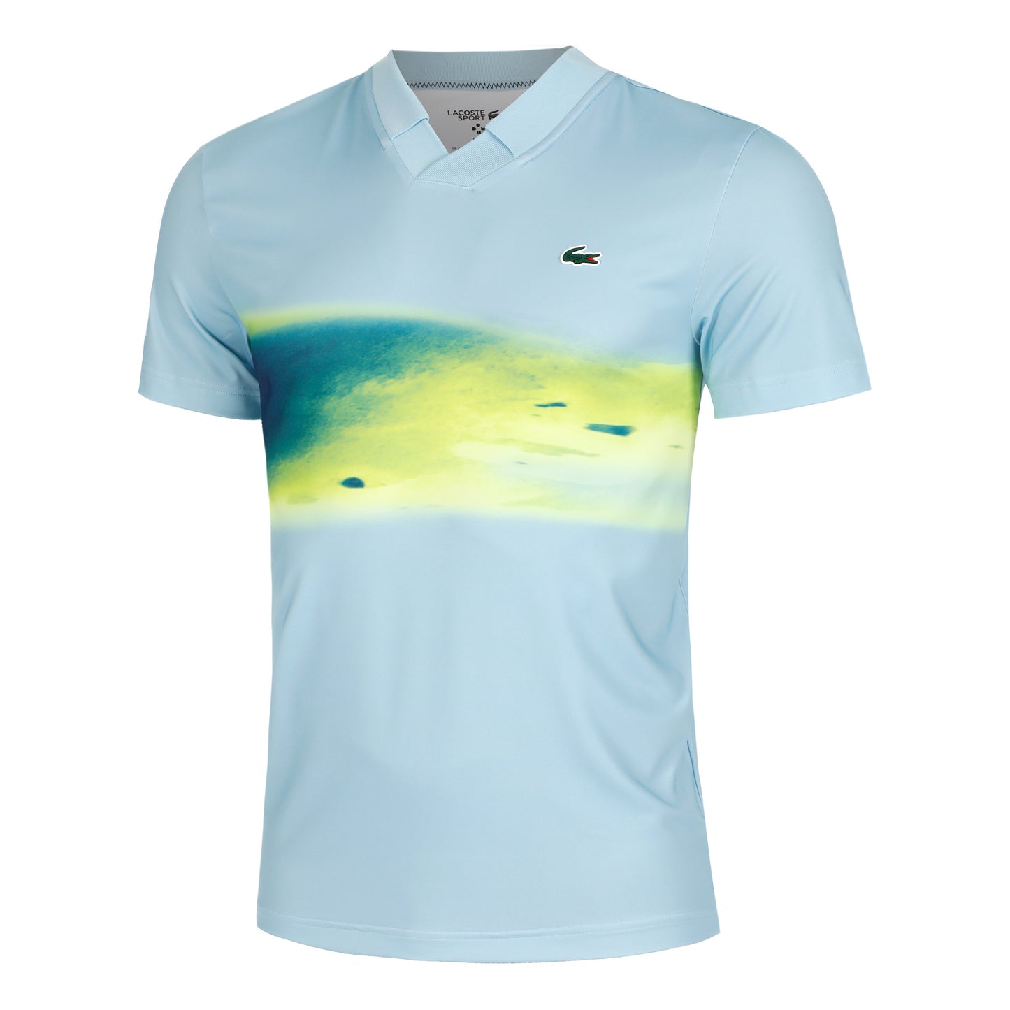 Lacoste LEER Polo Men - light blue, multicoloured