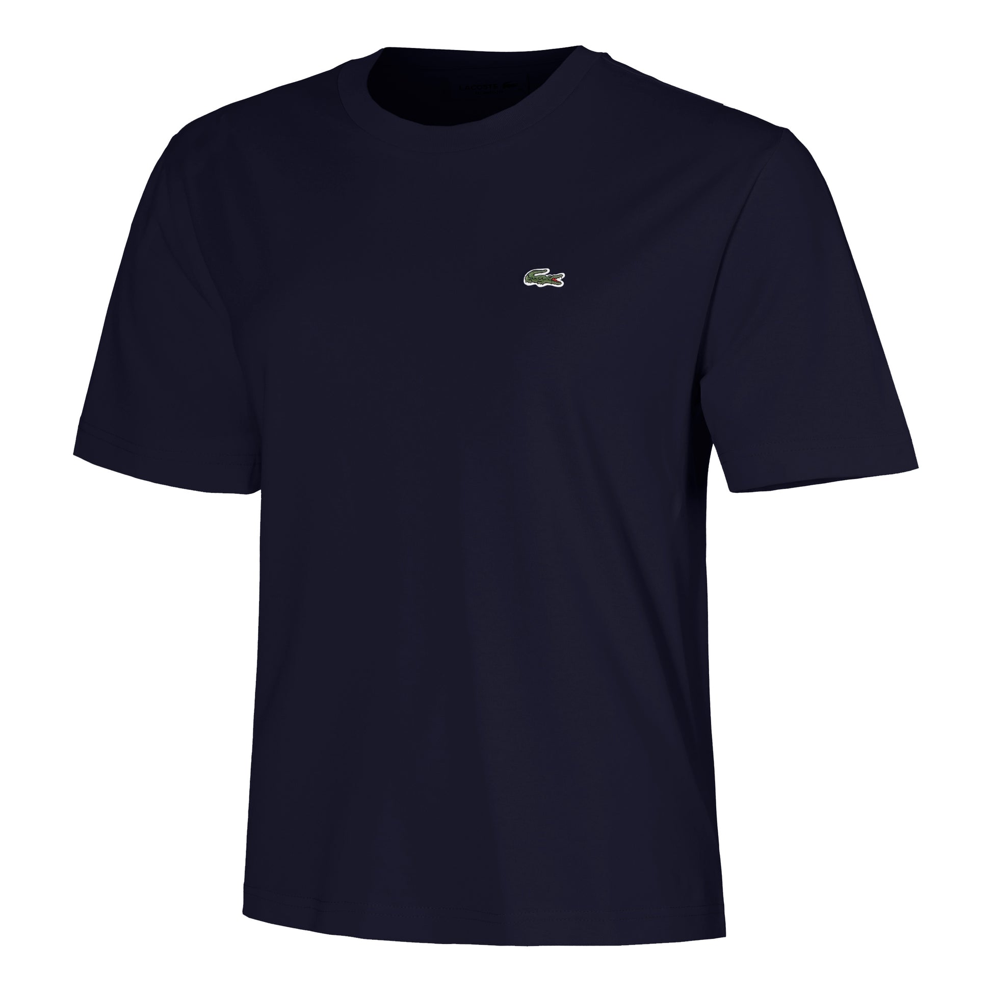 Lacoste Relaxed Fit Plain Soft T-Shirt Women-Dark Blue