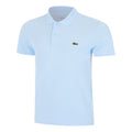 Ribbed Collar Polo Men - light blue, green
