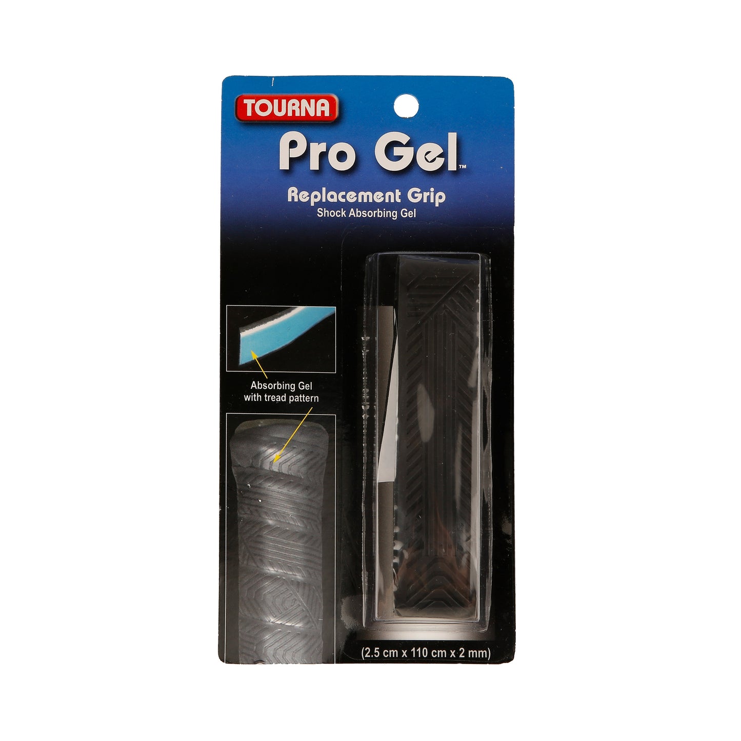 Tourna Pro Gel 1 Pack-Black
