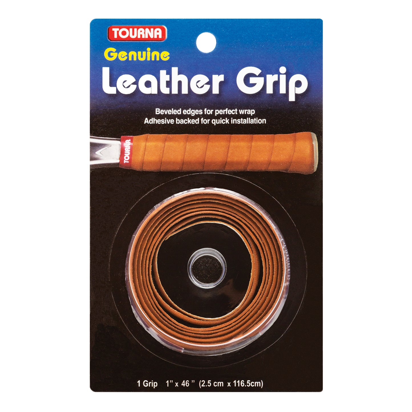 Tourna Genuine Leather 1 Pack-Brown