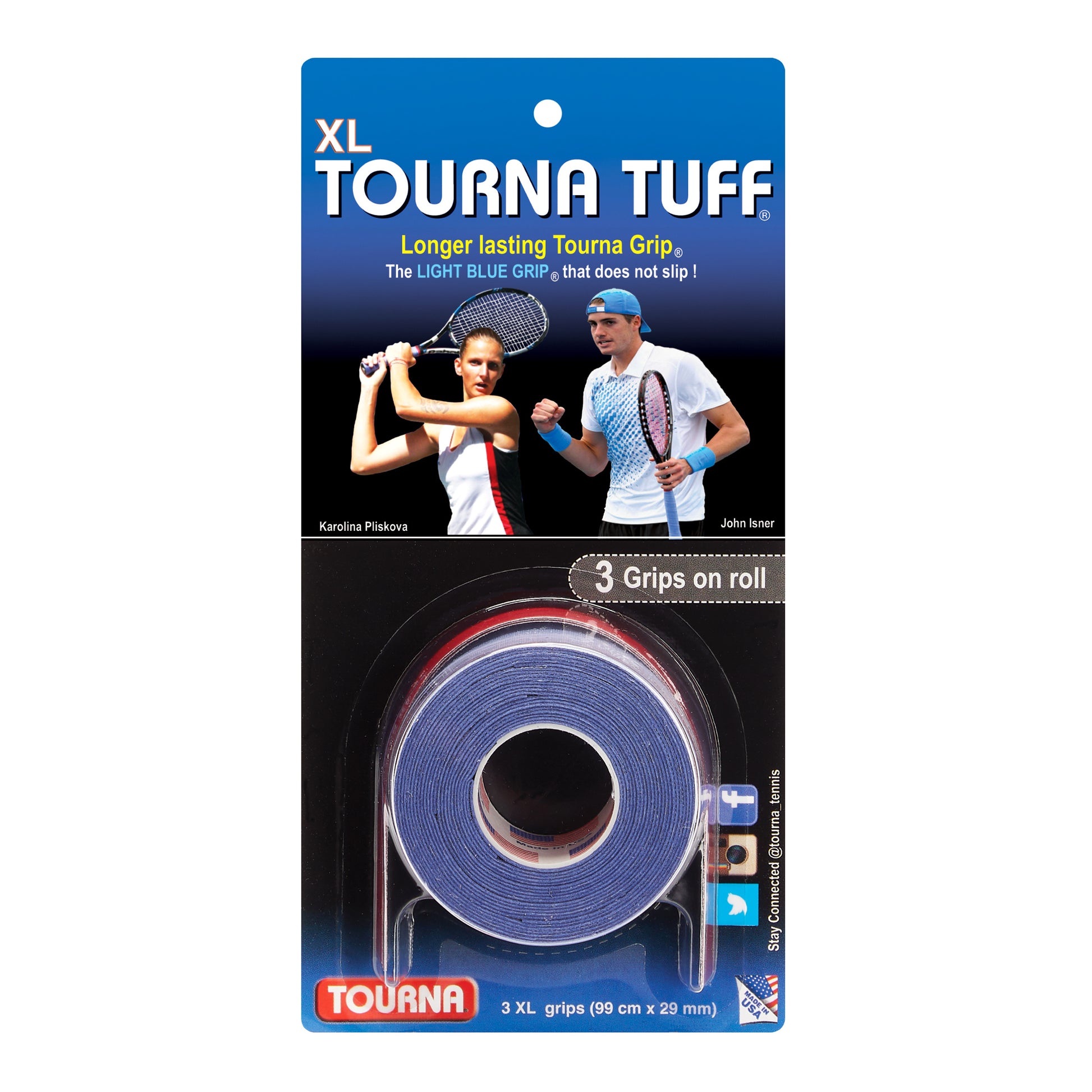 Tourna Tuff 3 Pack-Blue