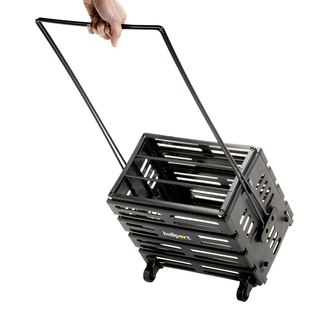 Tourna Ballport Deluxe wheels 80er Ball basket