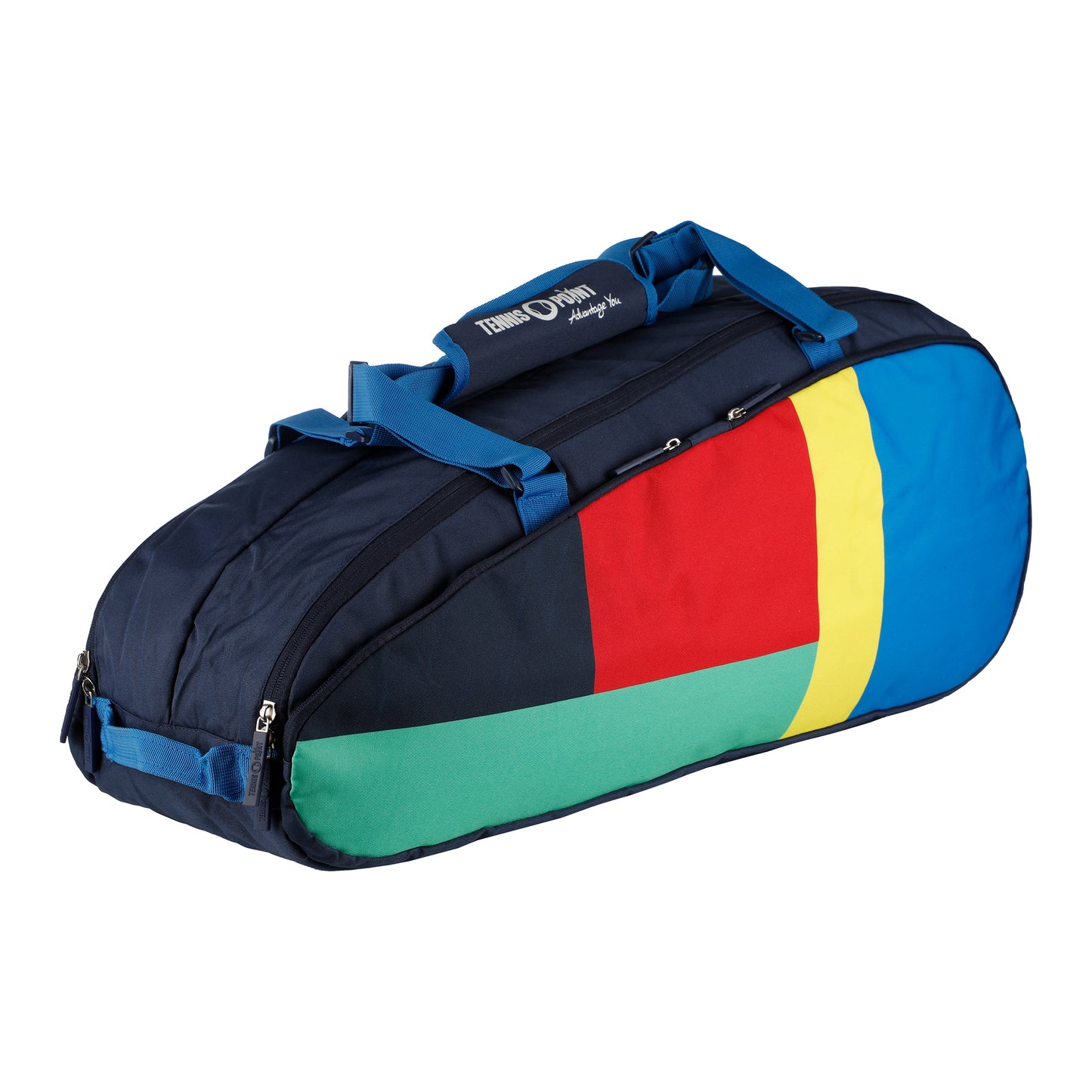 Tennis-Point Premium Colourblock 9R Racket bag - dark blue