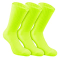Tennis socks 3 Pack Unisex - neon yellow,