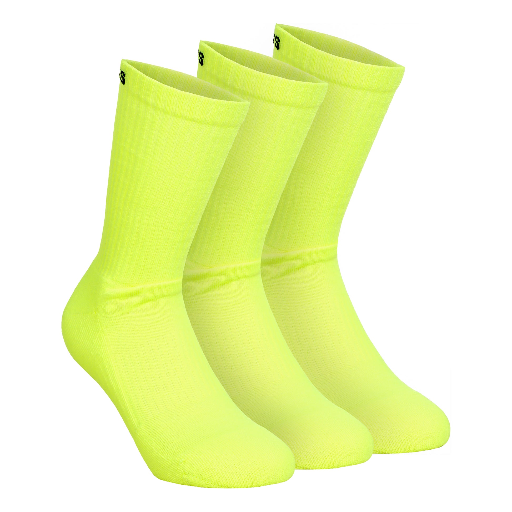 Tennis-Point Tennis Socks 3 Pack-Neon Yellow