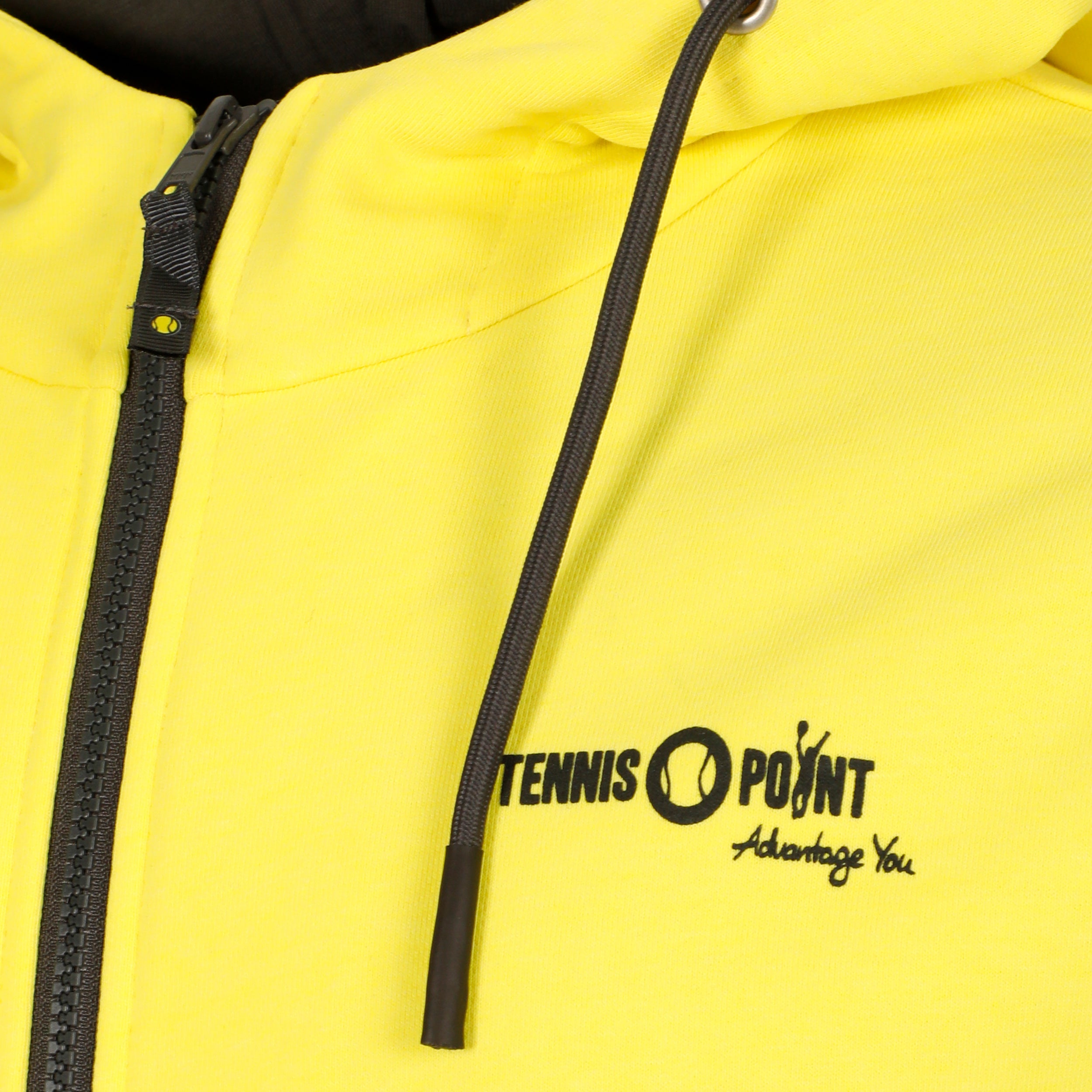 Team Yellow Zip Hoodie Men-Yellow,Black | Tennis-Point