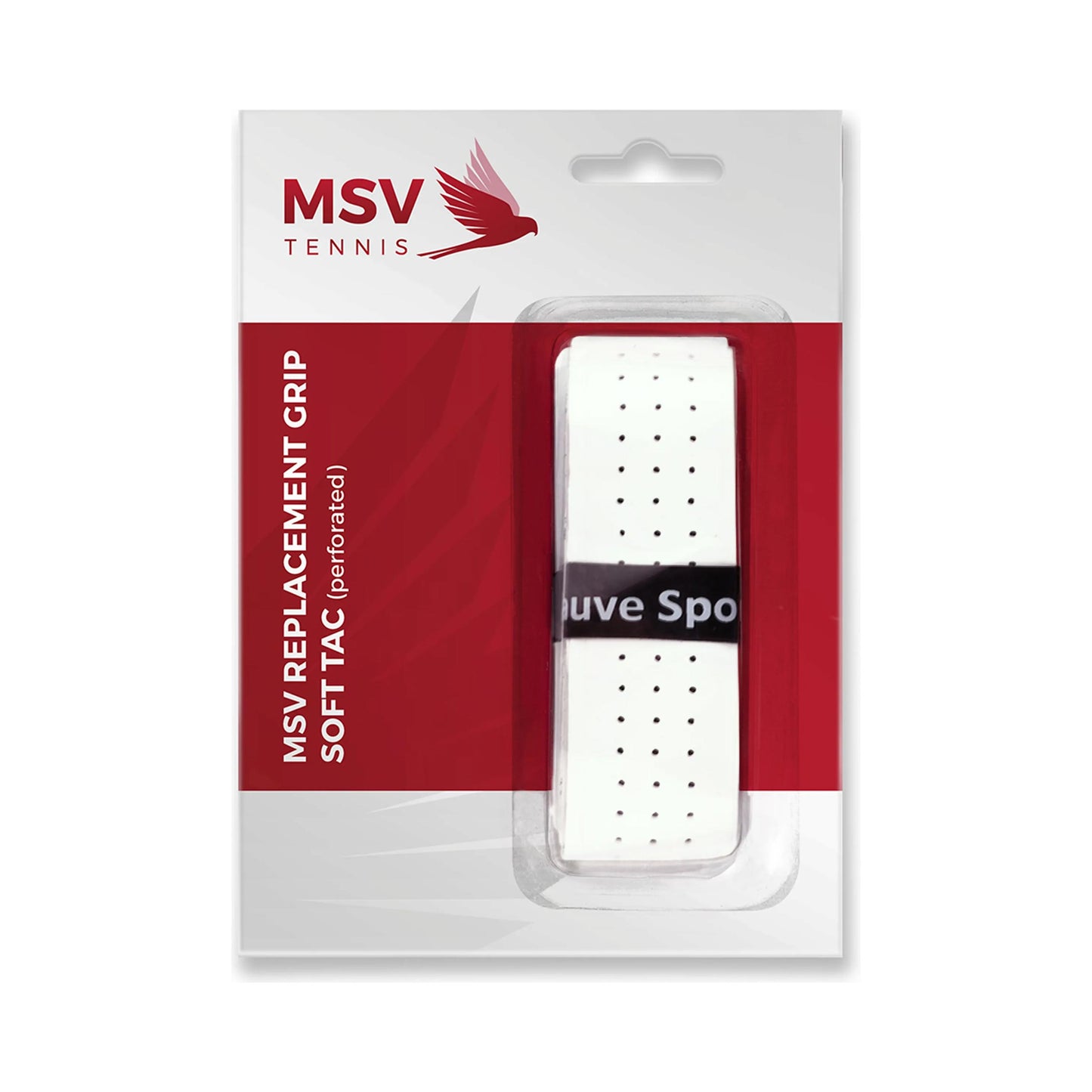 MSV Basic Grip Soft-Tac perforated 1 Pack - white