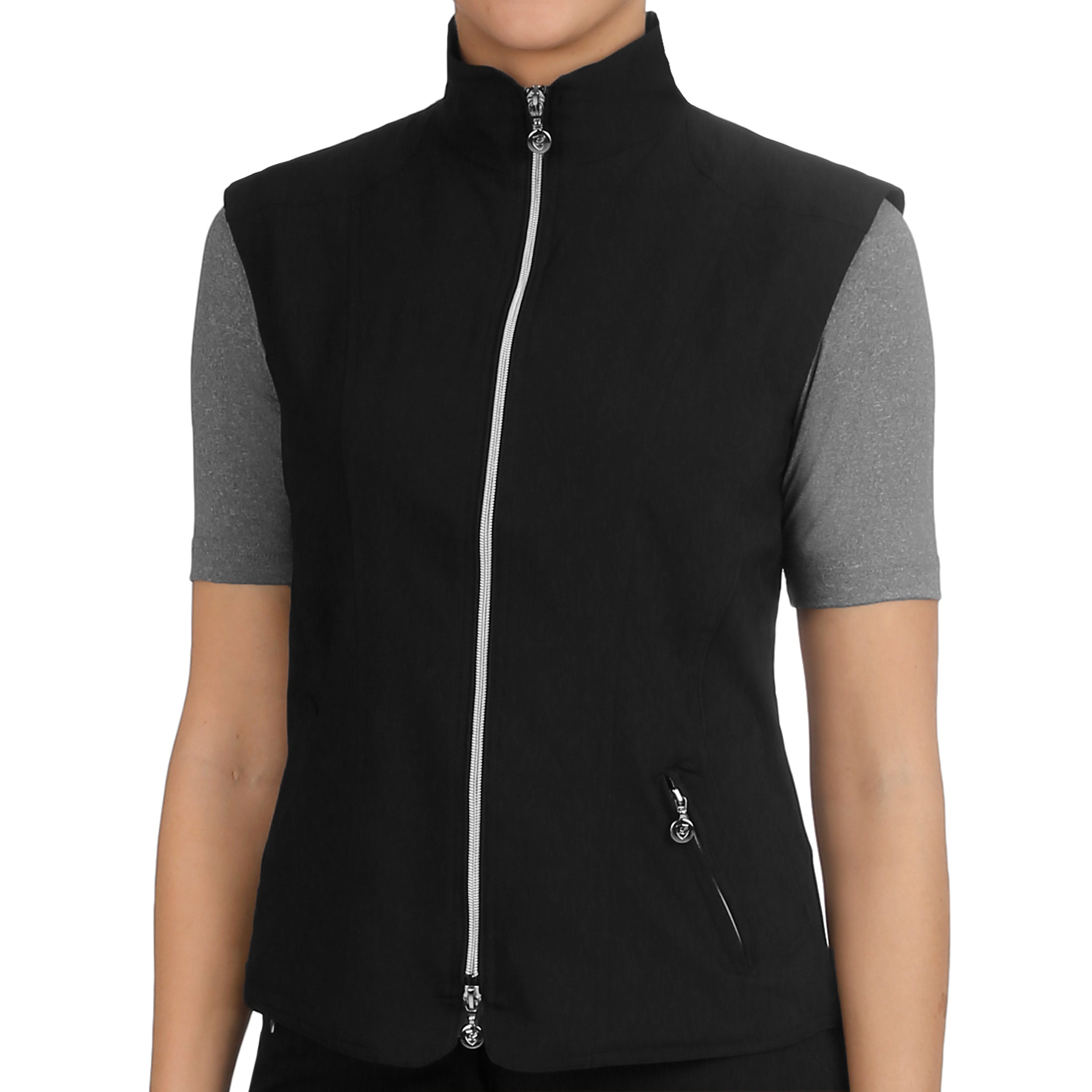 Classic Vest Women - black, white | Tennis-Point