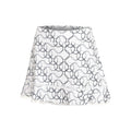 Flounce Skirt Women - white, dark blue