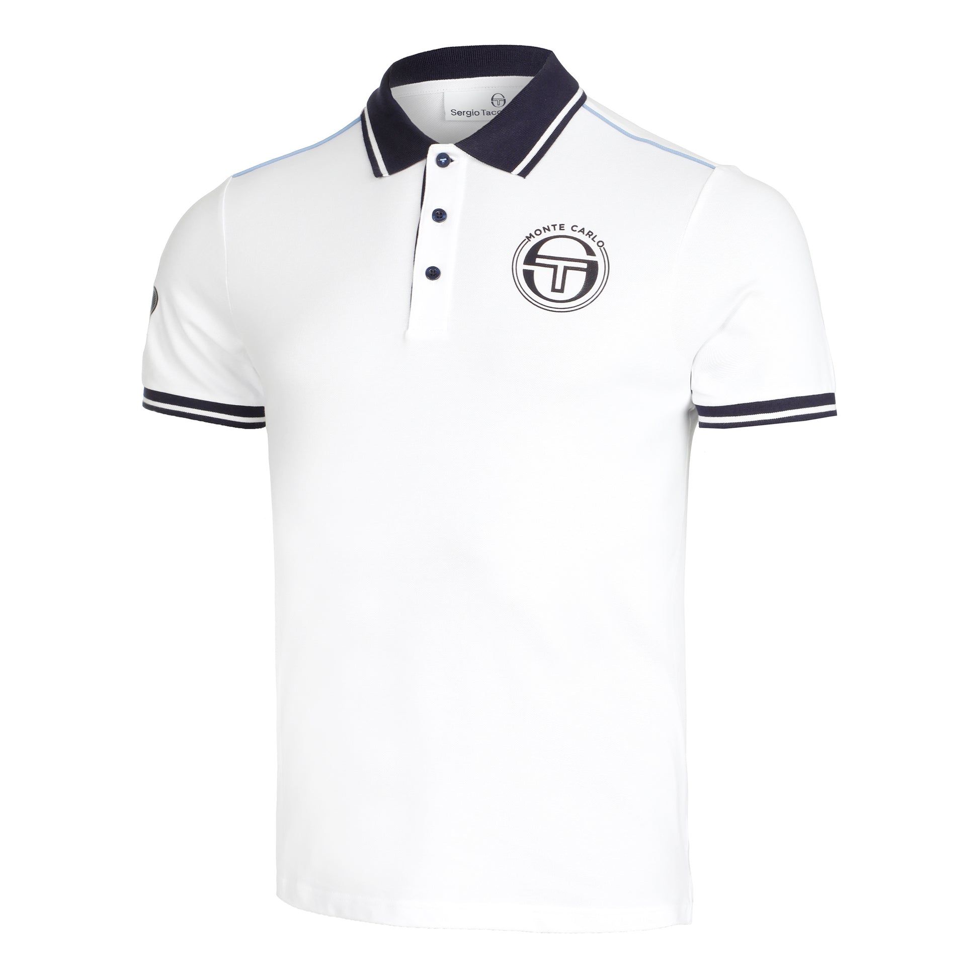 Sergio Tacchini Ranking Staff Polo Men - white, dark blue