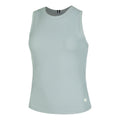 ACE Rib Pocket Tank top Women - light blue,