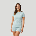ACE Slim T-Shirt Women - light blue,