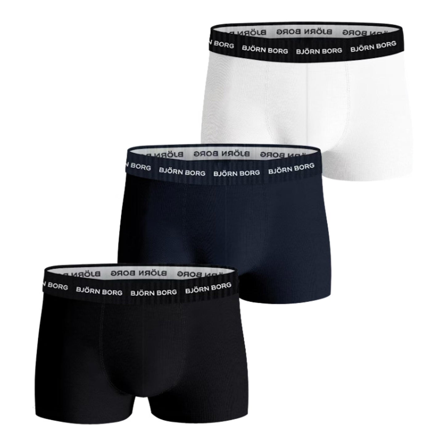 Björn Borg Cotton Stretch Trunk Boxer shorts 3 Pack Men - multicoloured