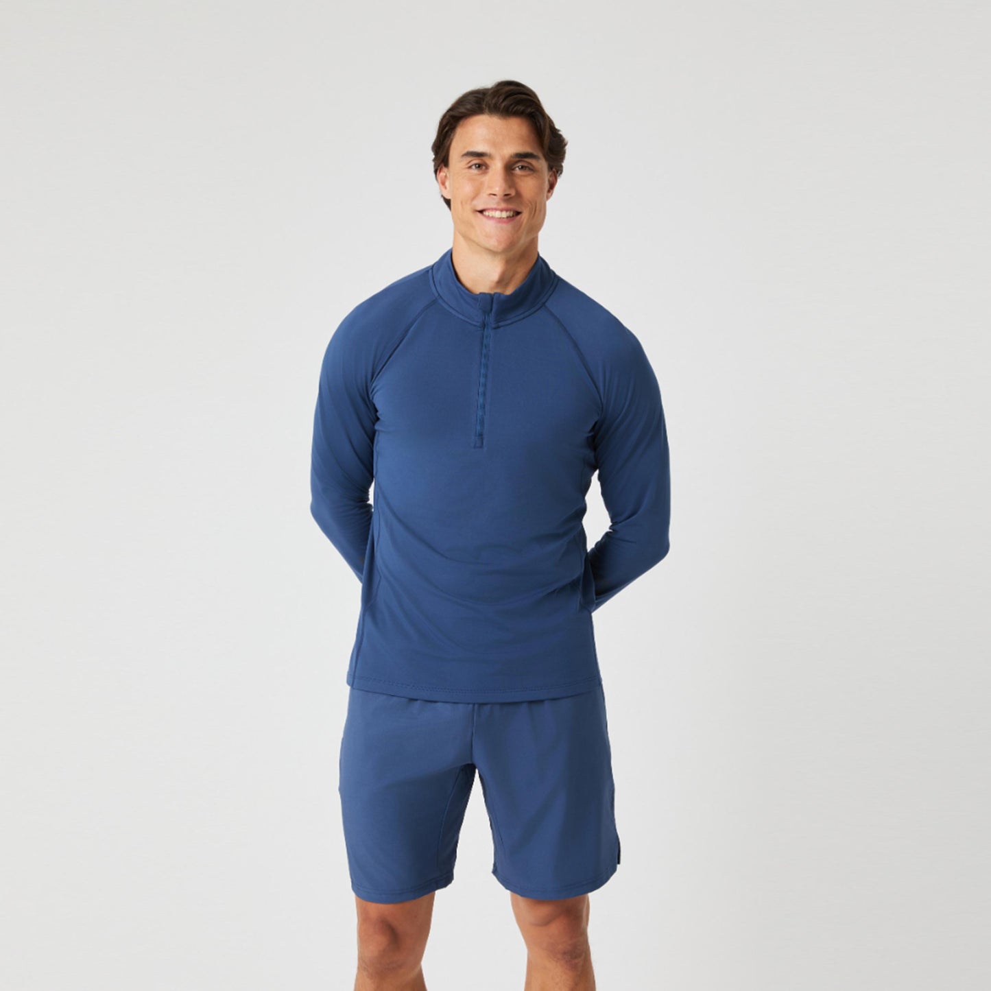 Björn Borg Midlayer Half Zip Long sleeve Men - dark blue