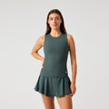 Ace Pocket Ribbed Tank Top Women - dark green