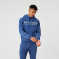 Classic Print Hoody Men-blue