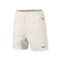 Borg Zip 7 Inch Shorts Men - cream