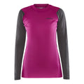 Core Warm Baselayer Long sleeve Women - berry, grey