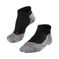 RU4 Endurance Invisible Running Socks Men-Black,Lightgrey