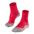 RU4 Endurance Running Socks Women - red, grey