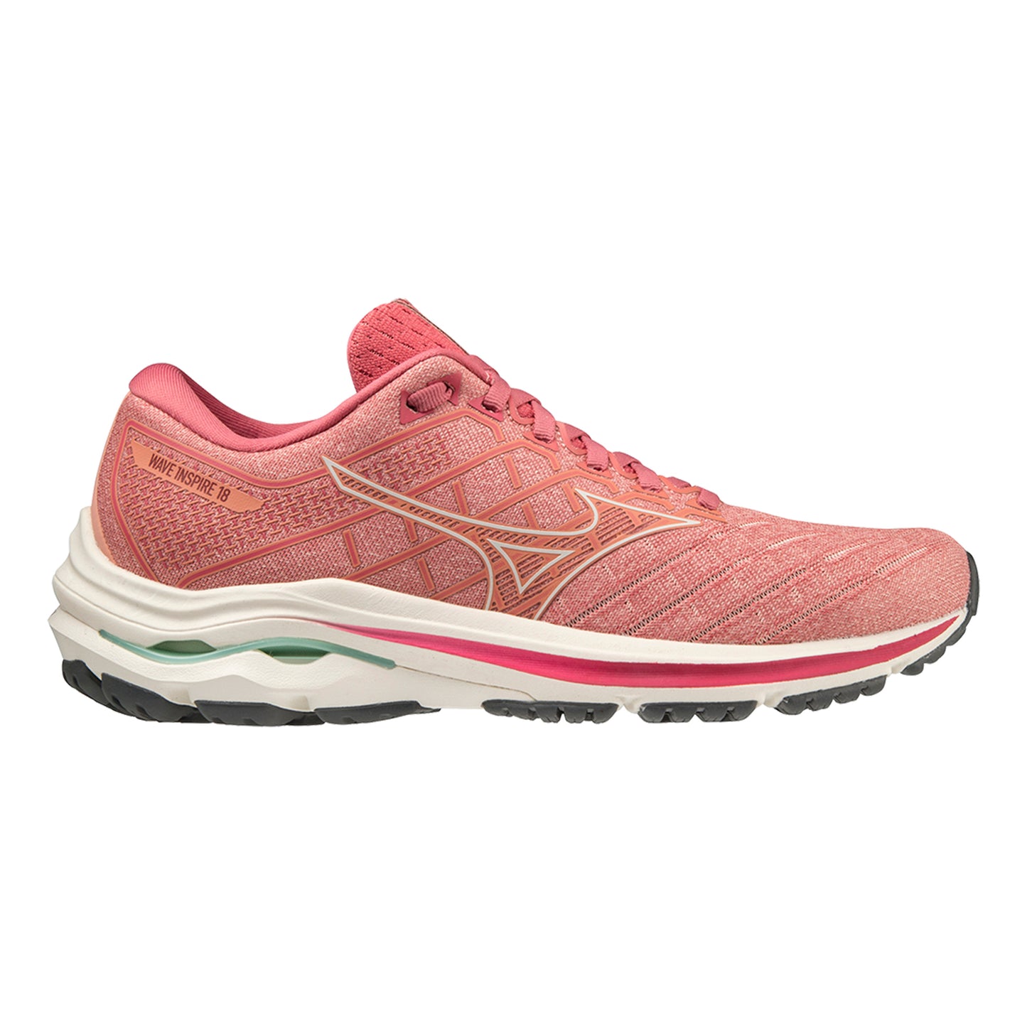 Mizuno Wave Inspire 18 Stability Running Shoe Women-Pink