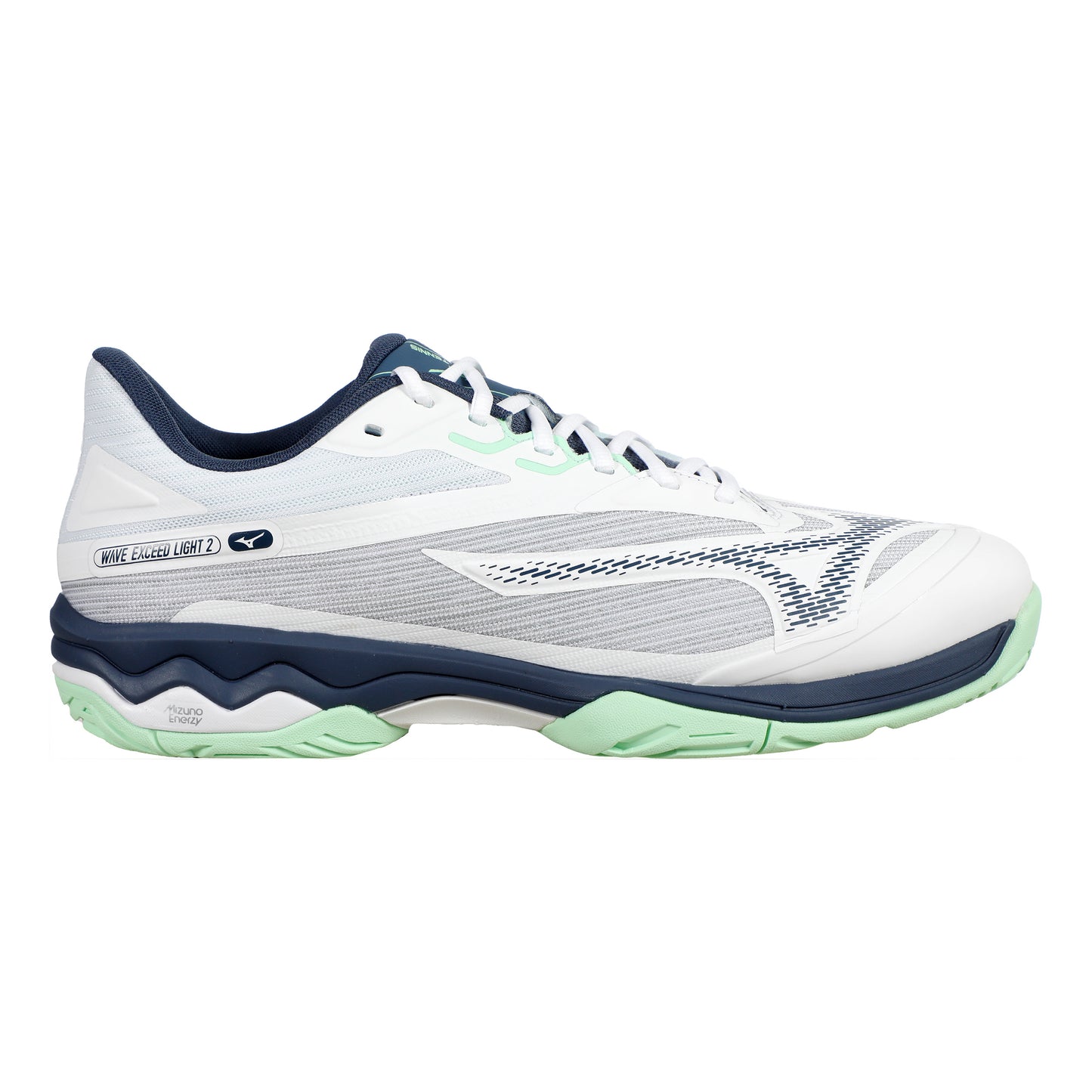 Mizuno Wave Exceed Light 2 All Court Shoe Men-White,Blue