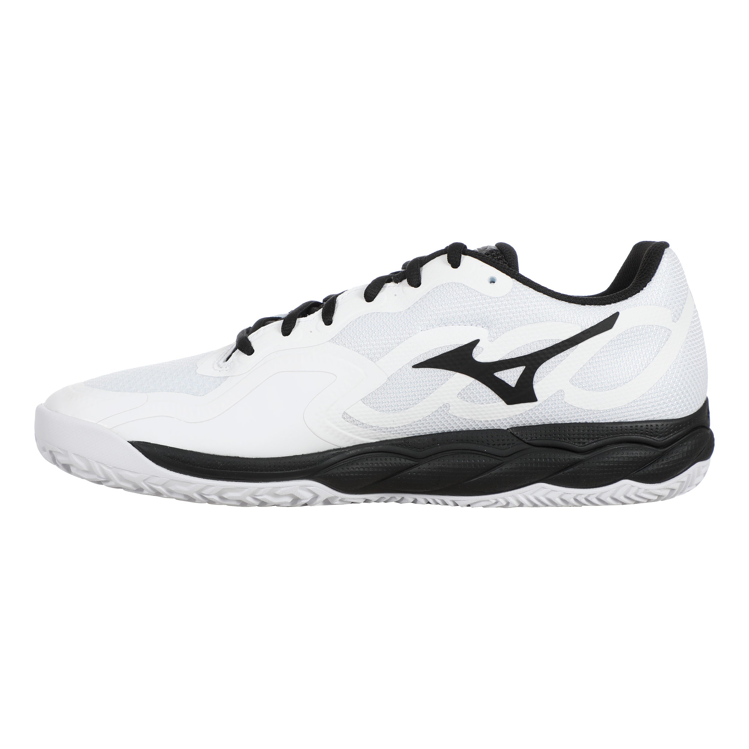 ミズノ WAVE ENFORCE COURT WIDE OC 26.0 cm Wave Enforce Court Clay Court Shoe Men-White,Black | Tennis-Point