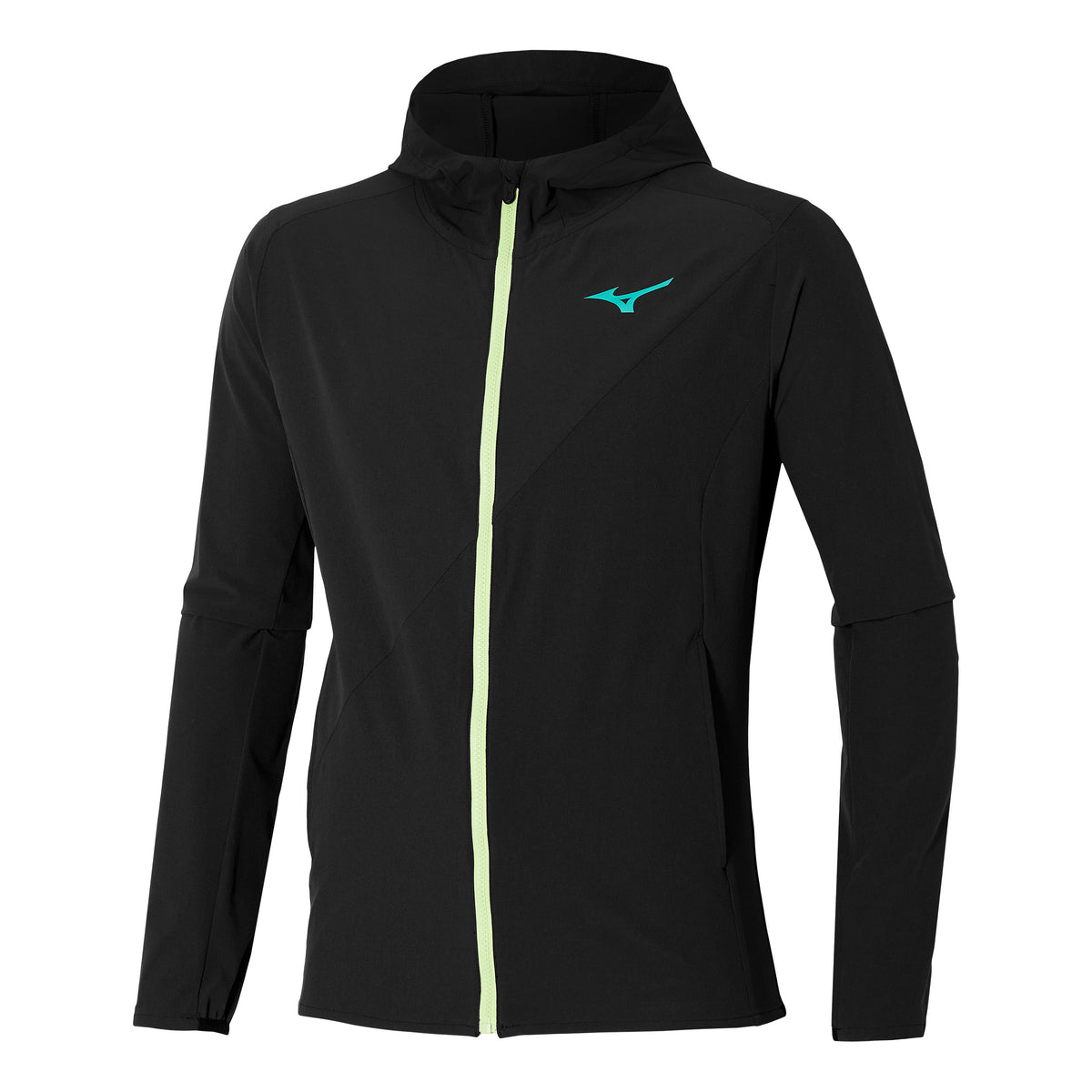 Mizuno Mugen Hooded Training jacket Men - black,