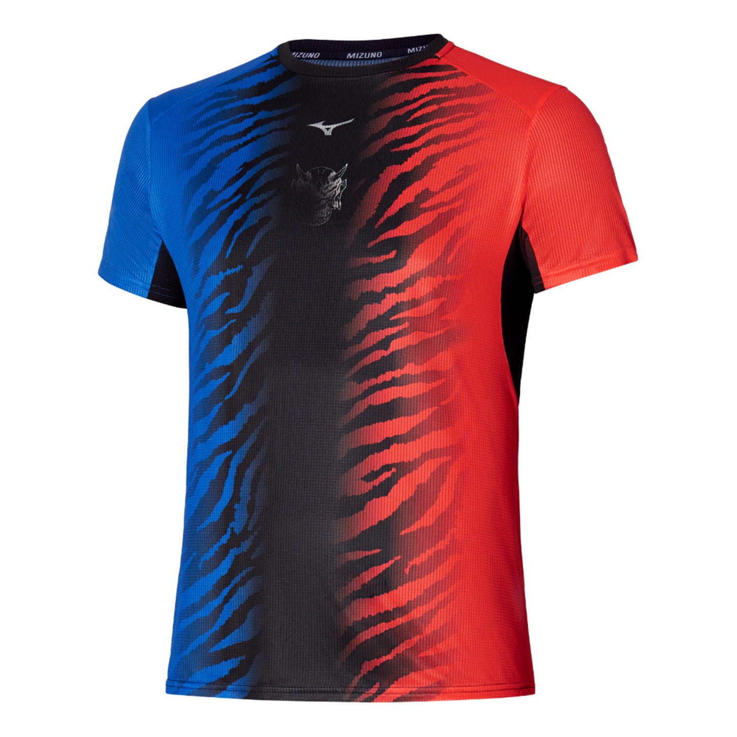 Mizuno DryAeroFlow Graphic Running shirt Men - black, red