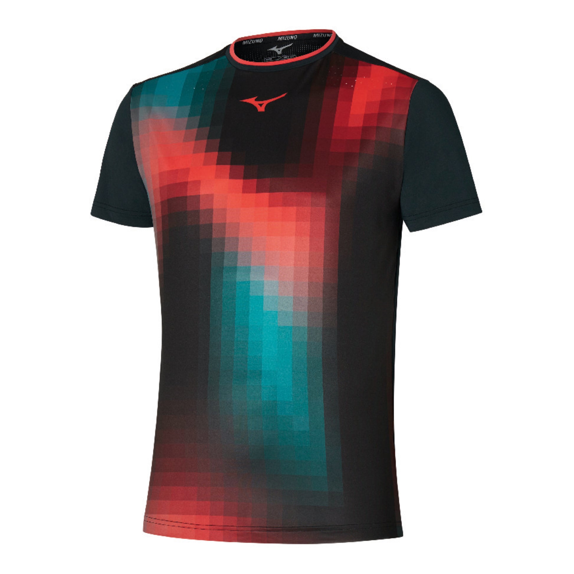 Mizuno Frontier Shadow Graphic T-Shirt Men-Black,Multicoloured