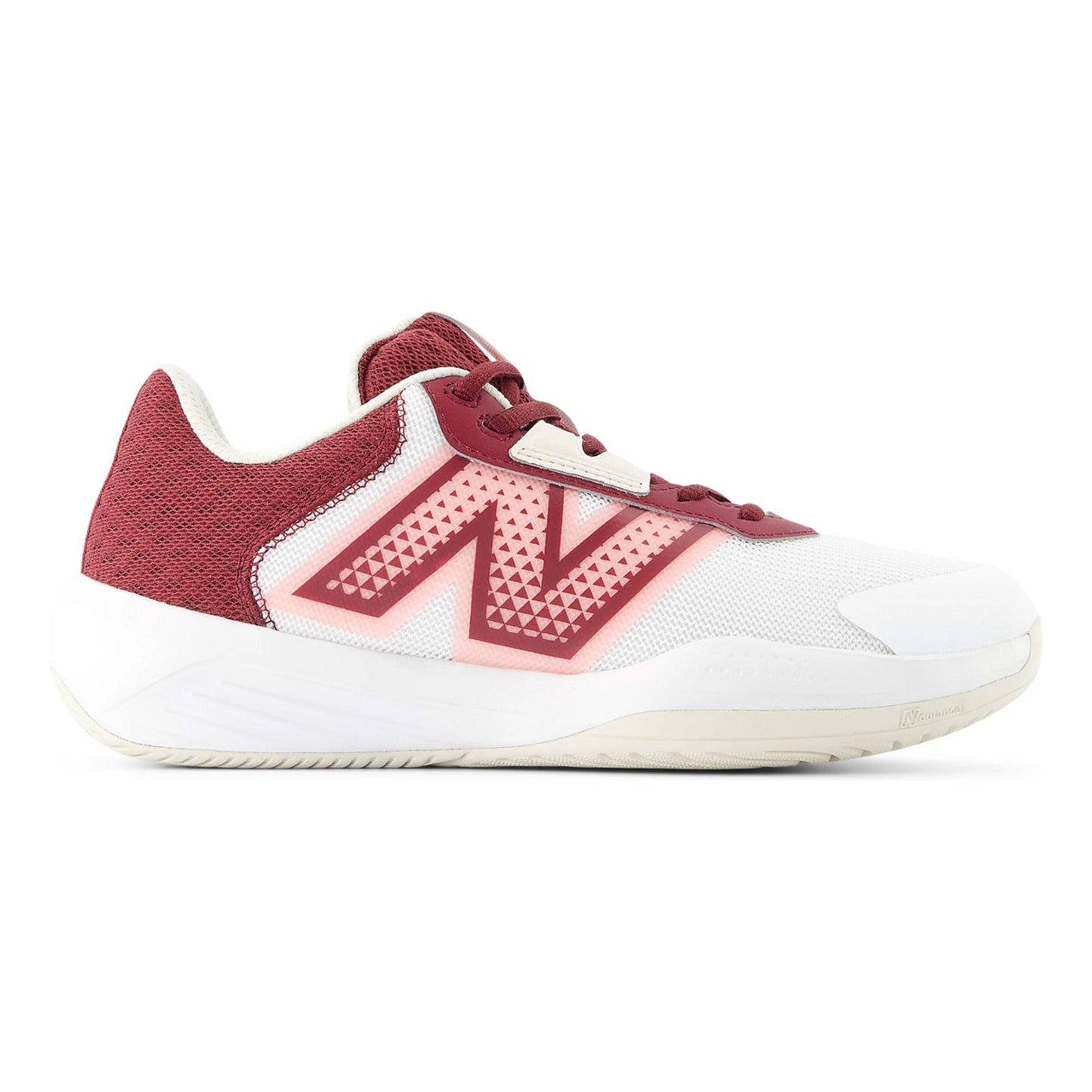 New Balance 696 All Court Shoe Women-White,Red