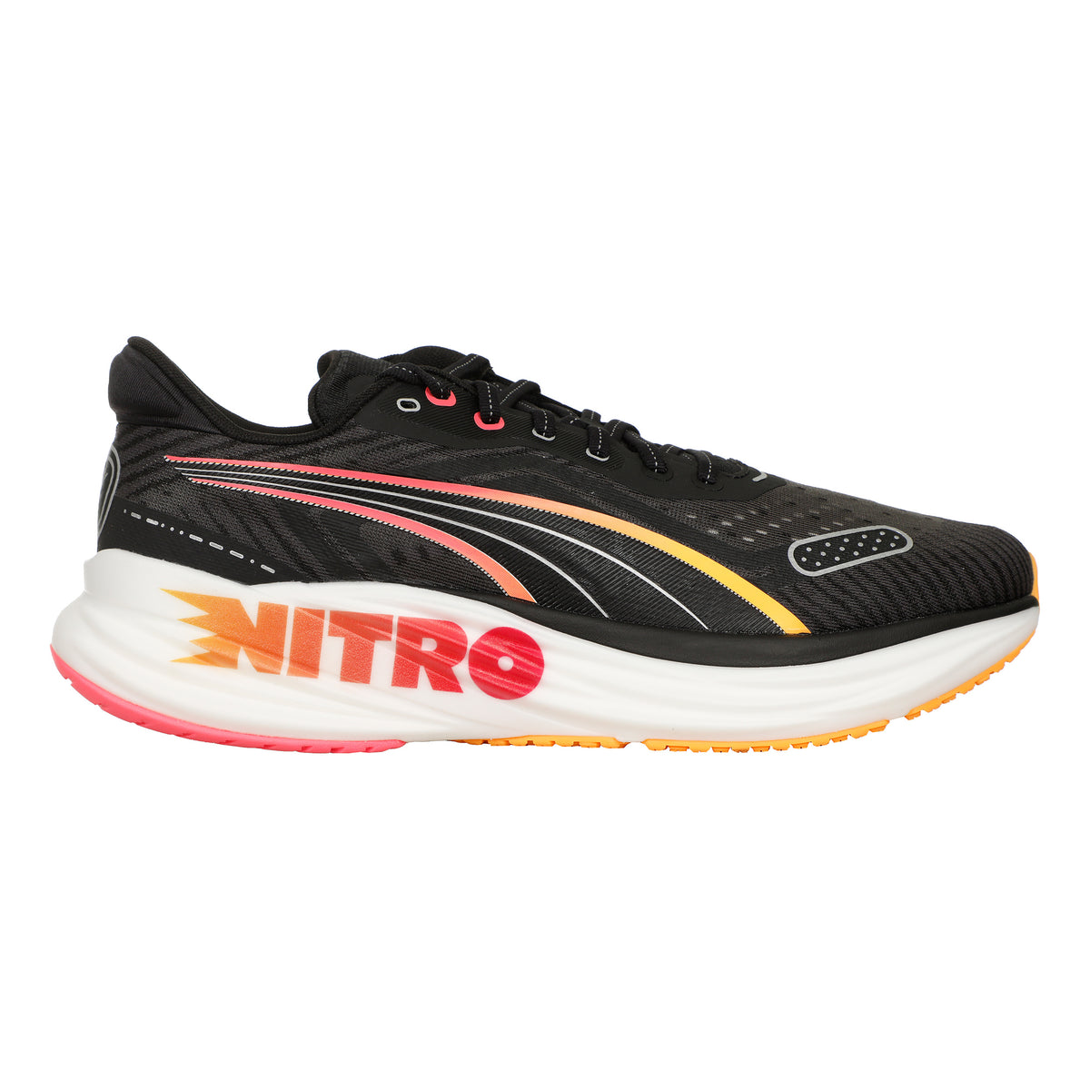 Puma Magnify Nitro 2 Tech FF Neutral running shoe Women - black, orange